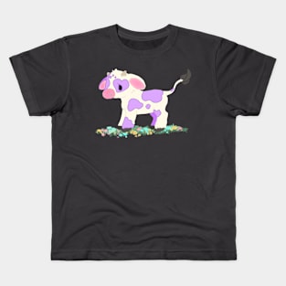 Purple Moo Kids T-Shirt